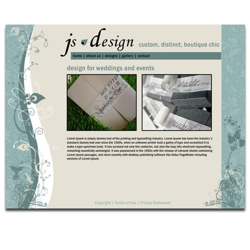JS Designs Website
