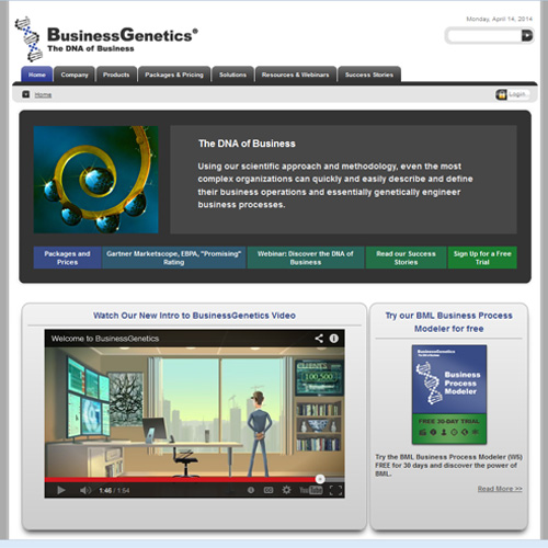 BusinessGenetics Website